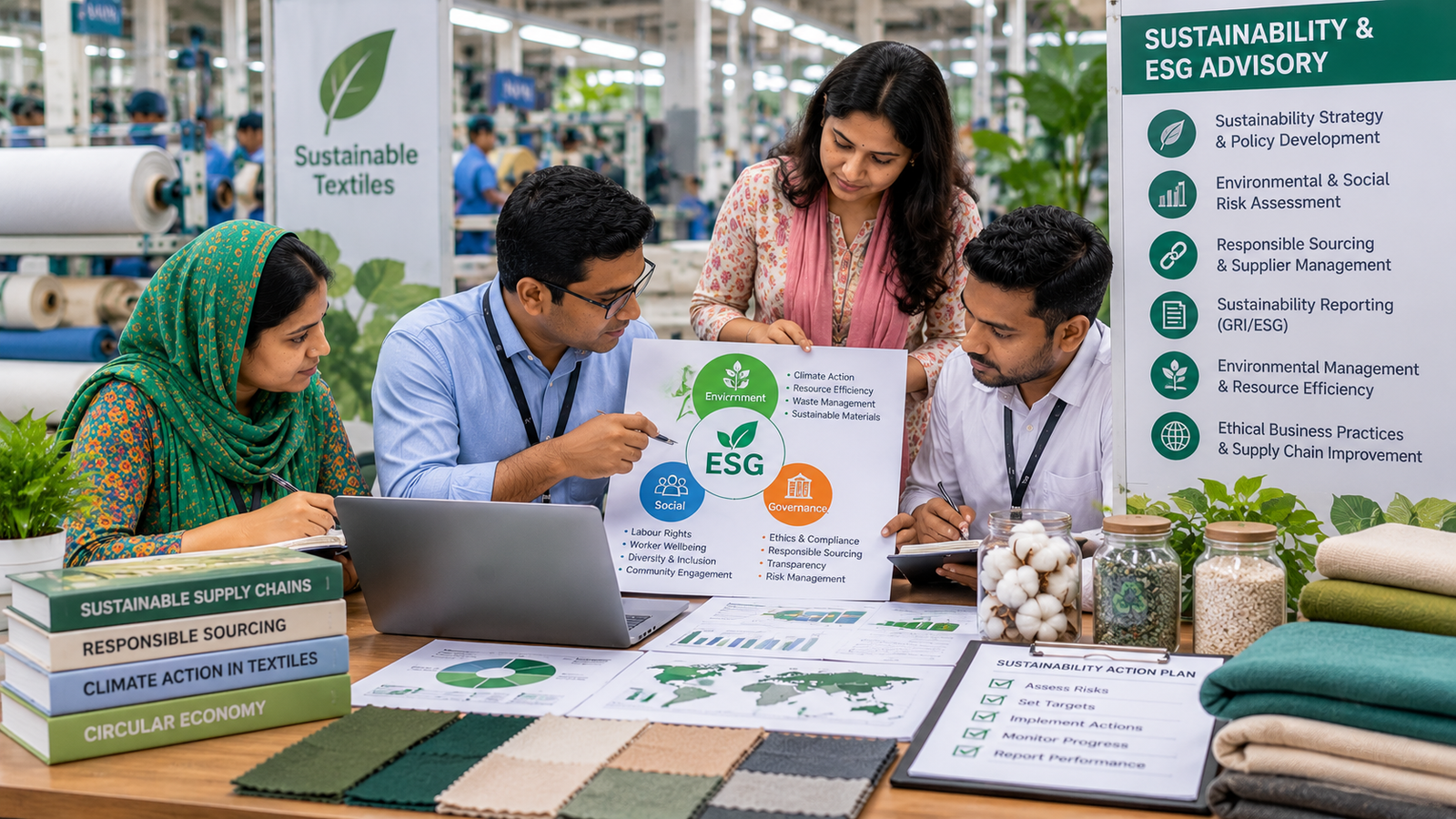 Sustainability Advisory in Textile Factory